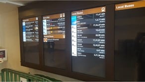 transport digital signage