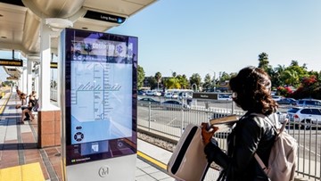 Digital signage solution on transportation by azulle